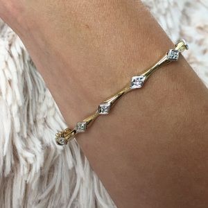 10k Gold Diamond Bracelet